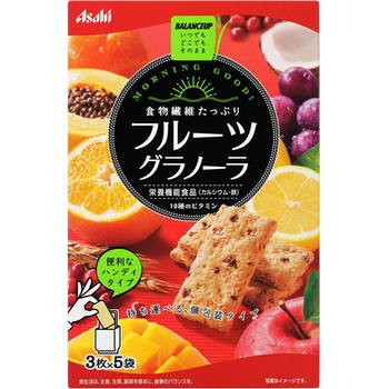 アサヒグループ食品 バランスアップ フルーツグラノーラ (3枚×5袋) 1パック