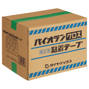 ダイヤテックス パイオランクロス粘着テープ 塗装養生用 50mm×25m 緑 Y-09-GRx50 1セット(90巻)