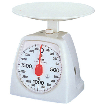タニタ クッキングスケール 2kg ホワイト 1439-WH-2kg 1台