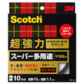 3M スコッチ 超強力両面テープ プレミアゴールド (スーパー多用途) 10mm×10m PPS-10 1巻