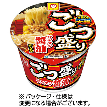 東洋水産 マルちゃん ごつ盛り ワンタン醤油ラーメン 117g 1セット(24食:12食×2ケース)