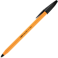 BIC 油性ボールペン ビックオレンジ 0.7mm 黒 ORGF12EGBLK 1箱(12本)