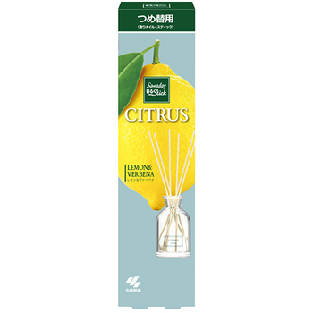 小林製薬 サワデー 香るスティック CITRUS レモン&ヴァーベナ つめ替用 70ml 1セット