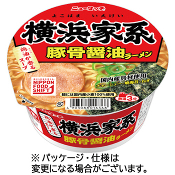 ヤマダイ ニュータッチ 横浜家系豚骨醤油ラーメン 108g 1ケース(12食)