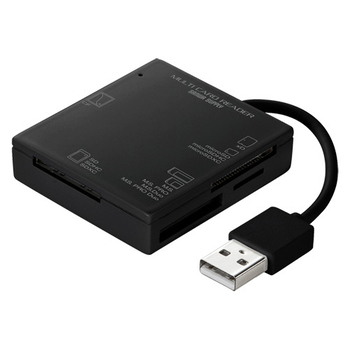 サンワサプライ USB2.0 カードリーダー ブラック ADR-ML15BK 1個