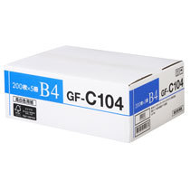 キヤノン 高白色用紙 GF-C104 B4 104g 4044B011 1箱(1000枚:200枚×5冊)
