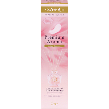 エステー 玄関・リビング用 消臭力 Premium Aroma Stick アーバンロマンス つめかえ用 50ml 1個