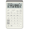 カシオ Comfy デザイン電卓 12桁 ジャストタイプ オフホワイト JT-200T-WE-N 1台