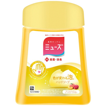 レキットベンキーザー・ジャパン ミューズ ノータッチ泡ハンドソープ ピーチ&ローズの香り 詰替用 250mL 1本