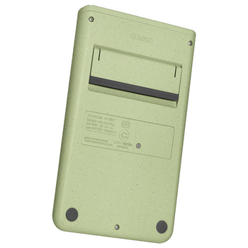 カシオ Comfy デザイン電卓 12桁 ジャストタイプ グレイッシュグリーン JT-200T-GN-N 1台