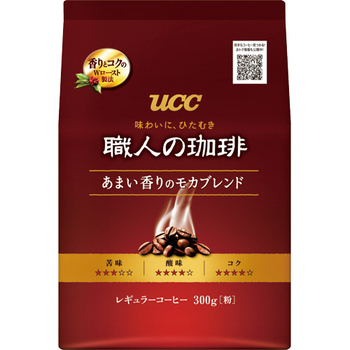UCC 職人の珈琲 あまい香りのモカブレンド 300g(粉)/袋 1セット(3袋)