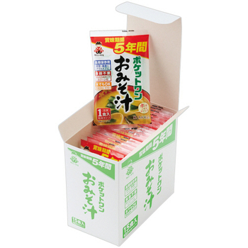 神州一味噌 5年保存防災食 ポケットワン おみそ汁 1セット(60食)