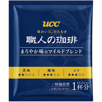 UCC 職人の珈琲 ドリップコーヒー まろやか味のマイルドブレンド 7g 1箱(100袋)