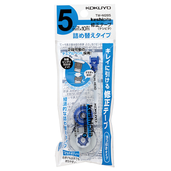 コクヨ 修正テープ(ケシピタ) 本体 5mm幅×10m 青 TW-M285 1個