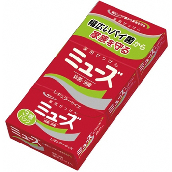 レキットベンキーザー・ジャパン ミューズ 薬用石鹸 95g/個   1パック(3個)